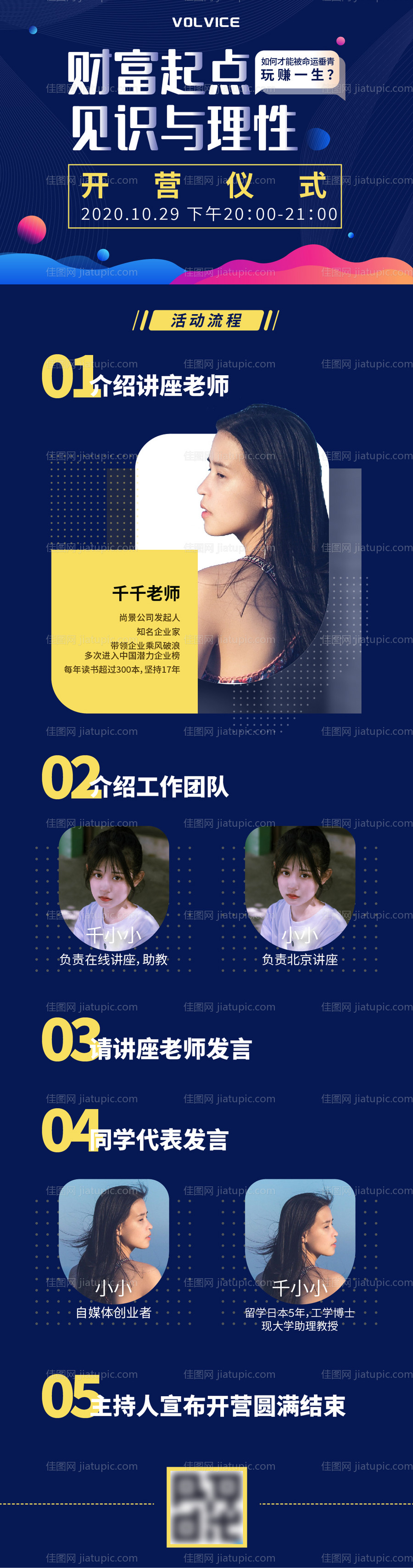 客户管理系统理财产品功能上线长图海报-源文件