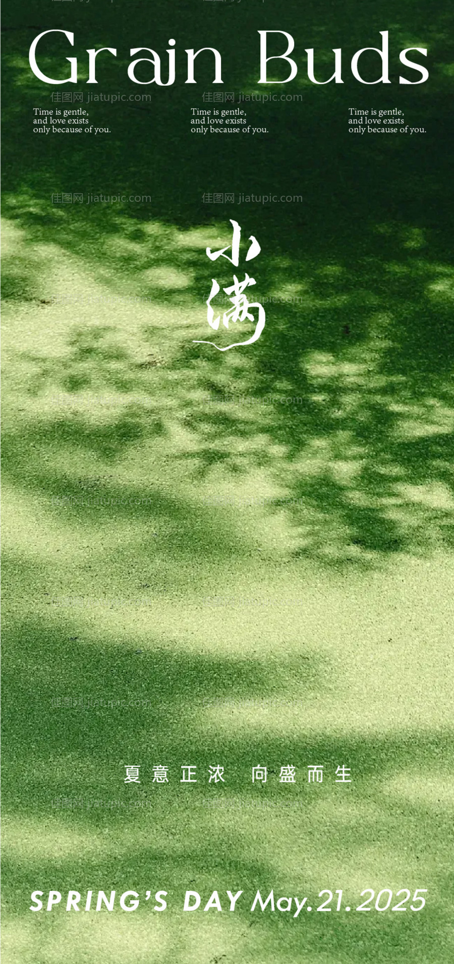 小满立夏夏天夏至天热ins抽象太阳树-源文件