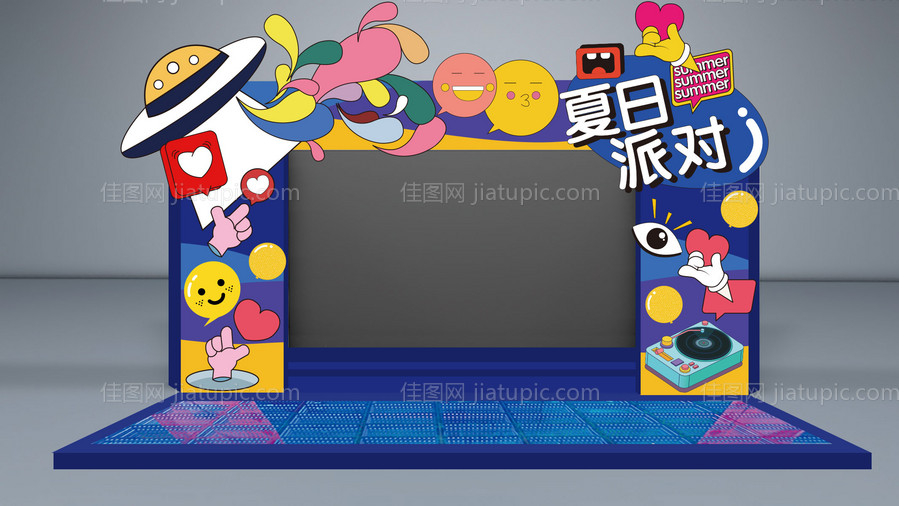 派对音乐会商场地产-源文件