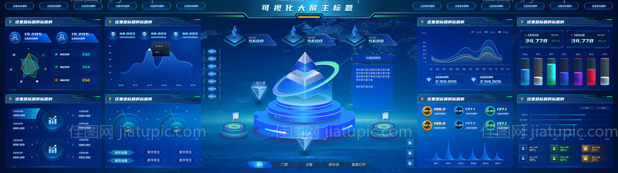 可视化大屏ui设计-源文件