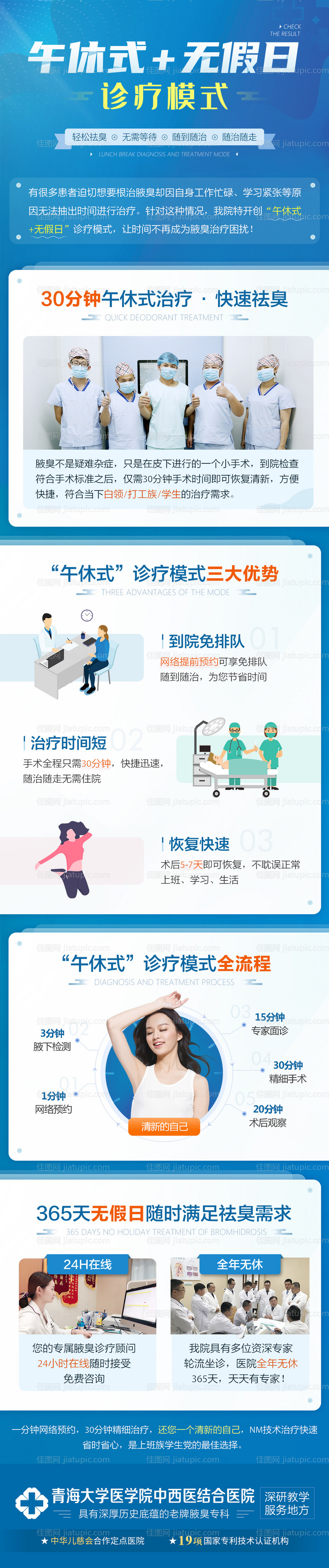 午休诊疗优势全流程海报-源文件