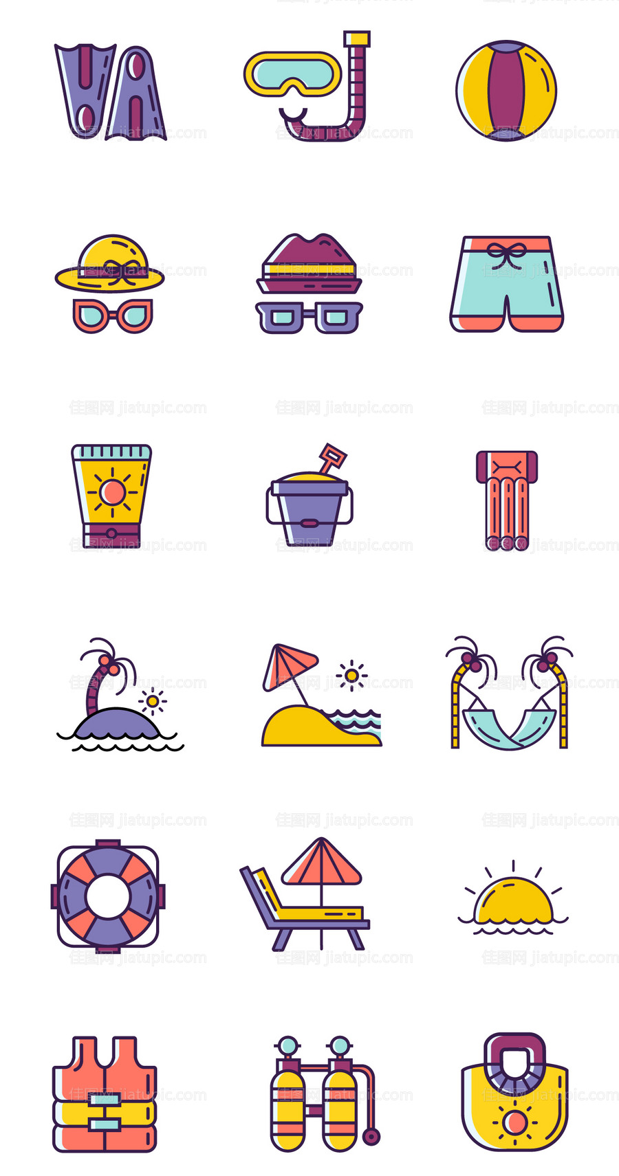 夏日外套图标icon-源文件