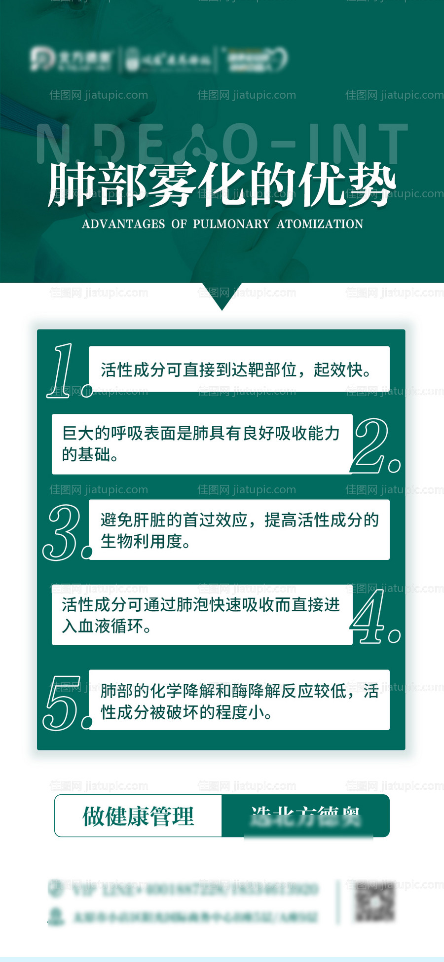 五大优势简约海报-源文件