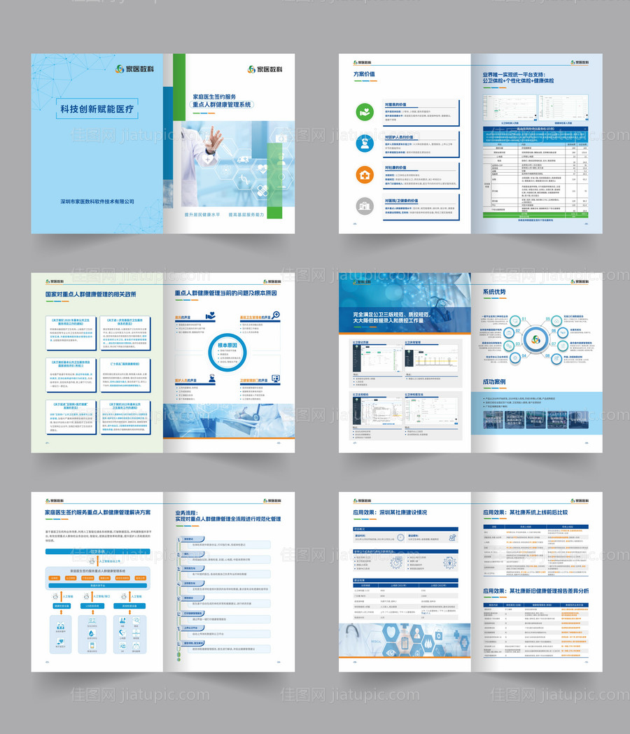 医疗画册宣传册-源文件