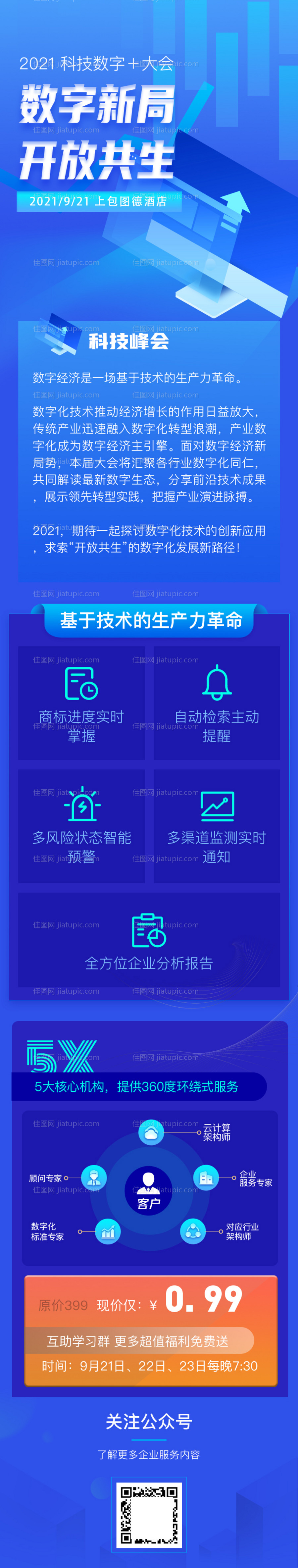 AI科技峰会流程邀请函H5专题设计-源文件