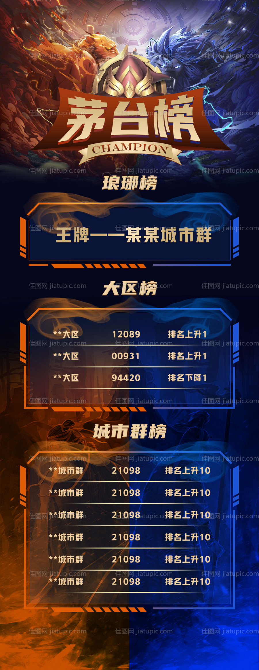 茅台榜单长图海报-源文件