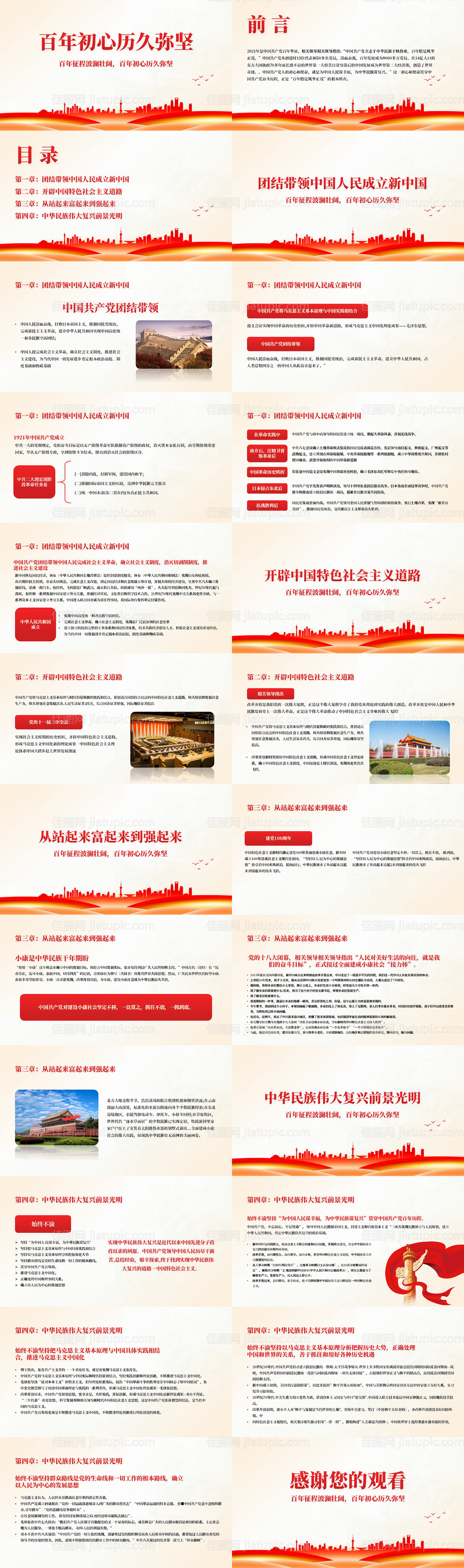 建党节党建党史PPT-源文件