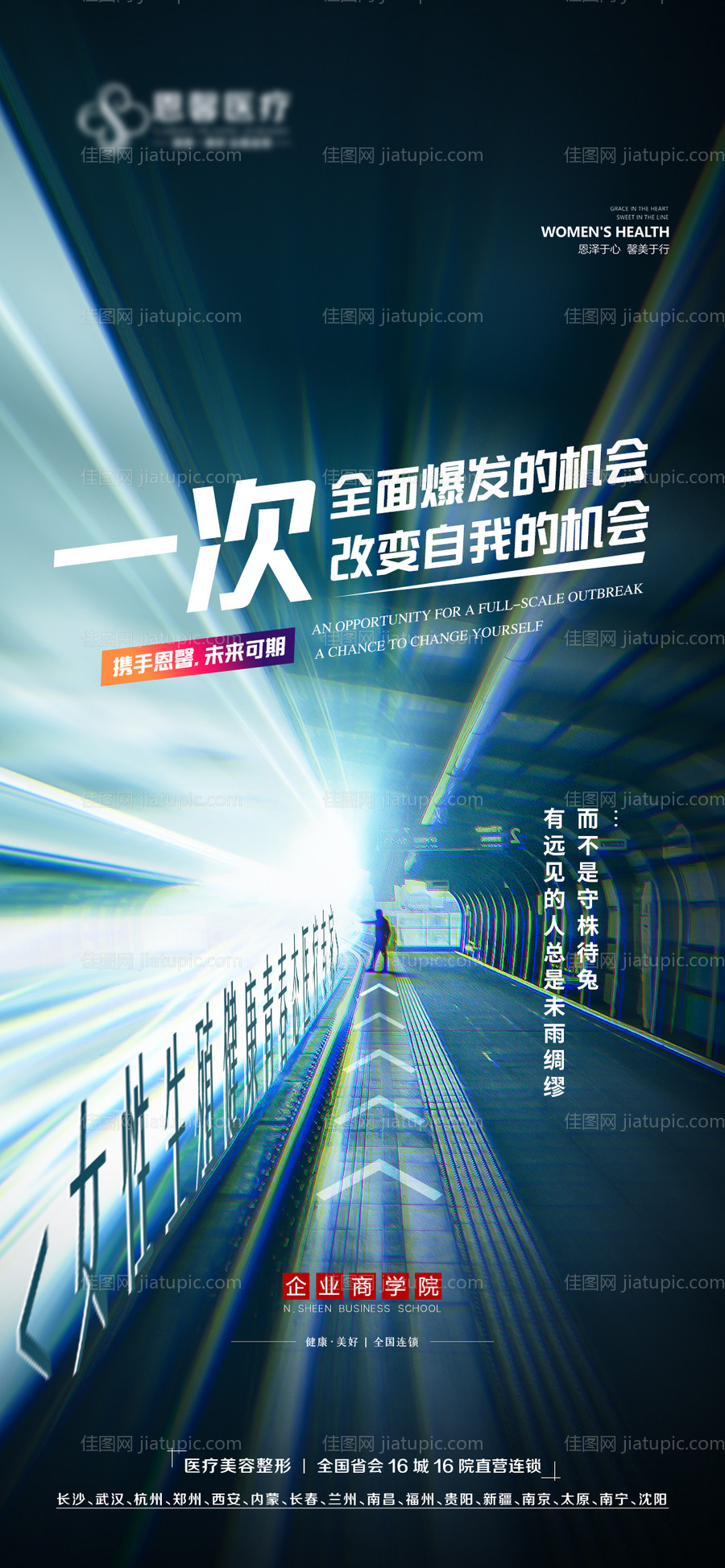 一次改变自我的机会海报-源文件