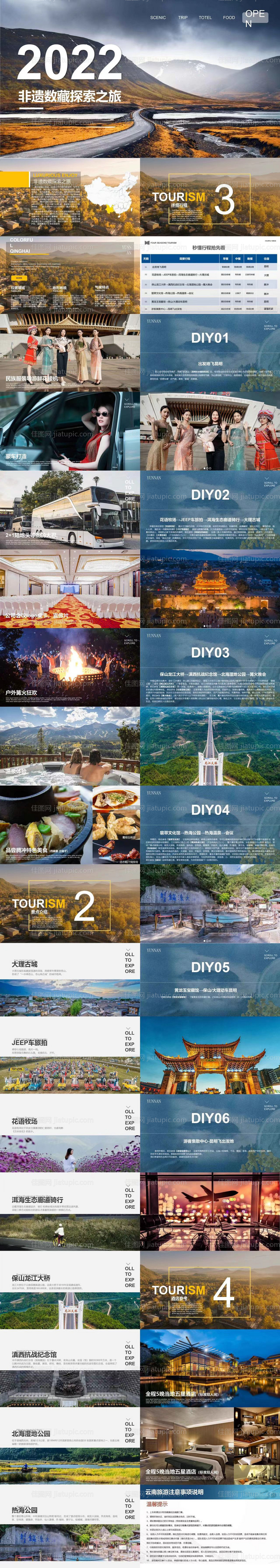 腾冲非遗数藏探索之旅PPT-源文件