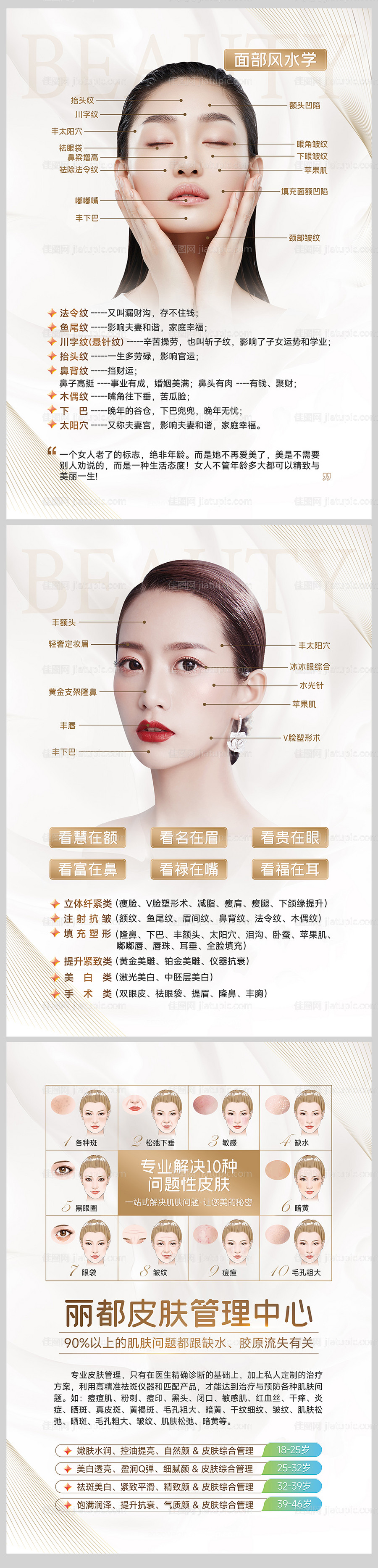 医美皮肤管理文化墙-源文件