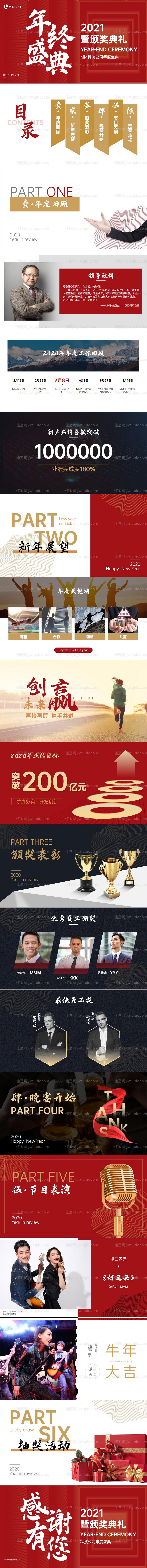 年会盛典表彰晚会PPT-源文件