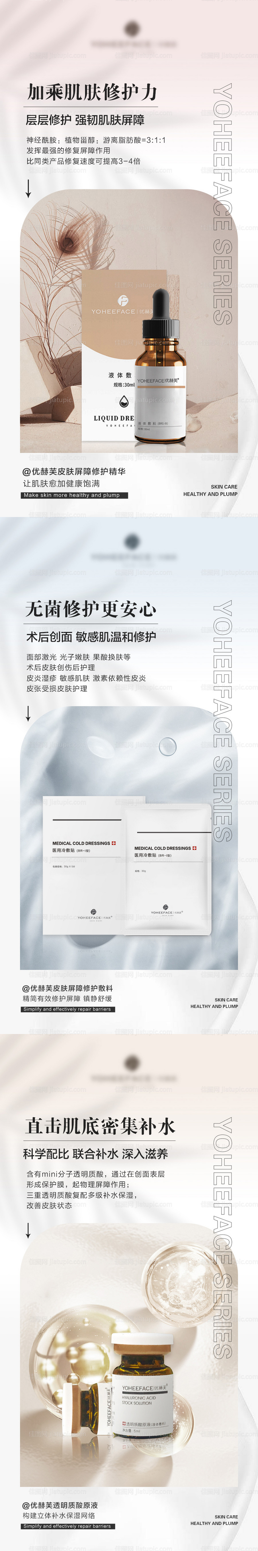 医用护肤品系列介绍宣传-源文件