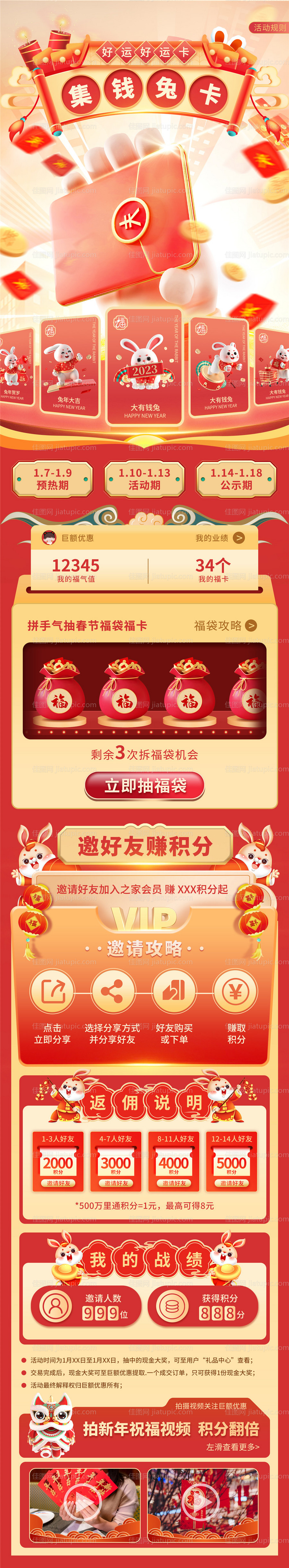 兔年年货电商促销详情页-源文件