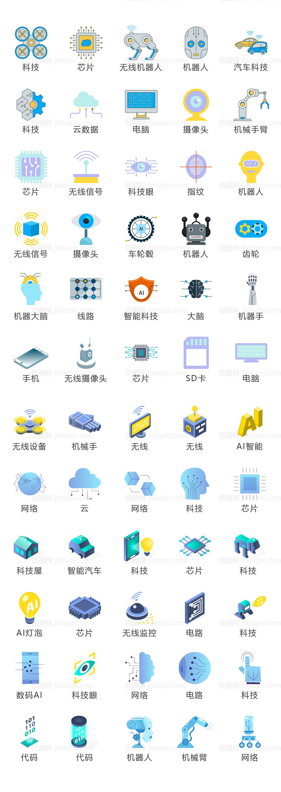 科技计算机类图标icon-源文件