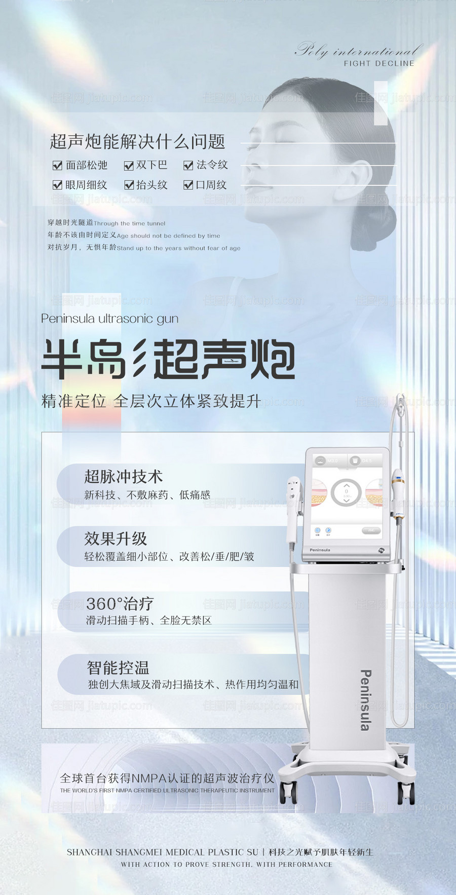 半岛超声炮仪器海报-源文件