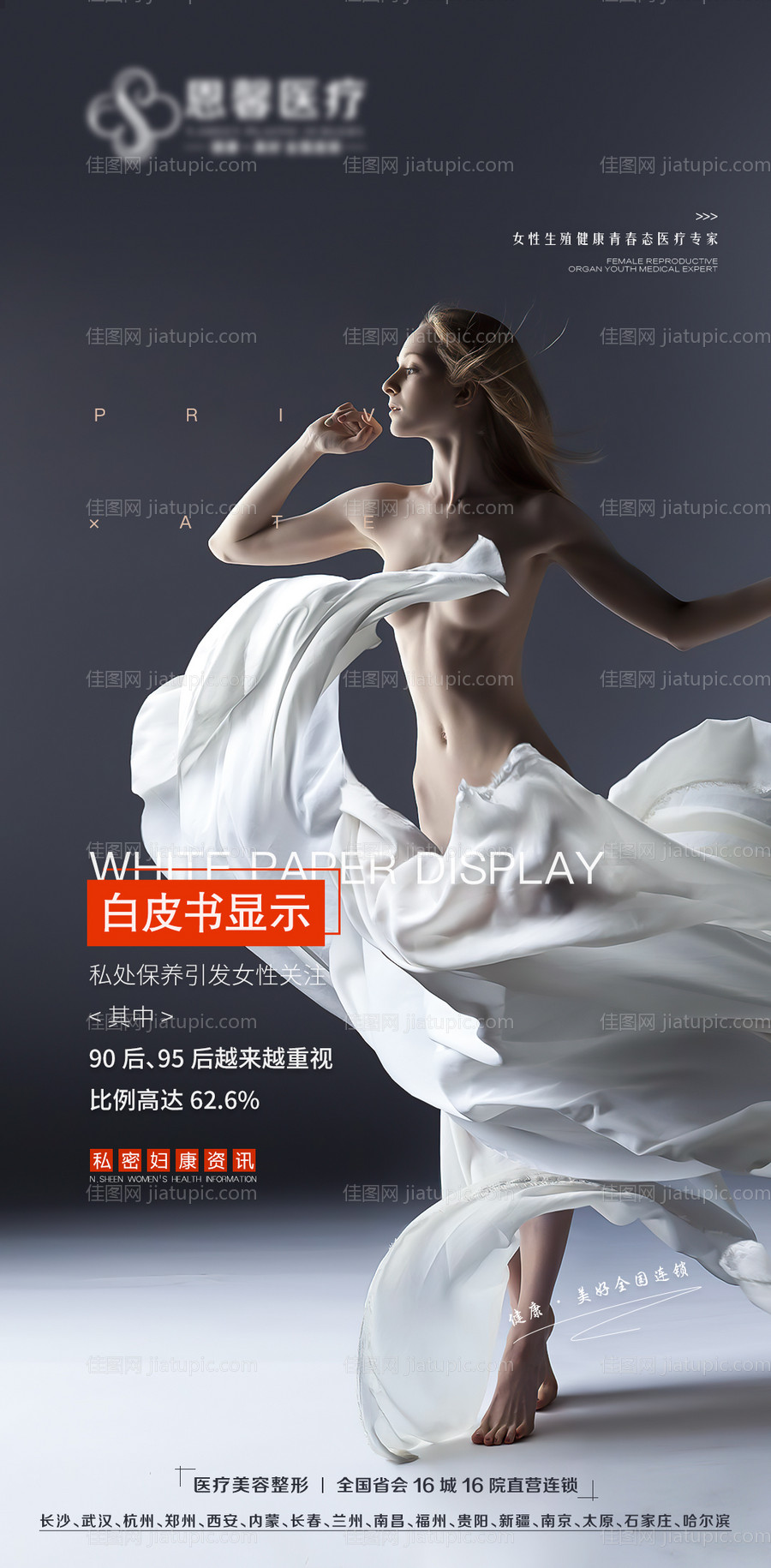 医美私密诱惑女性海报-源文件