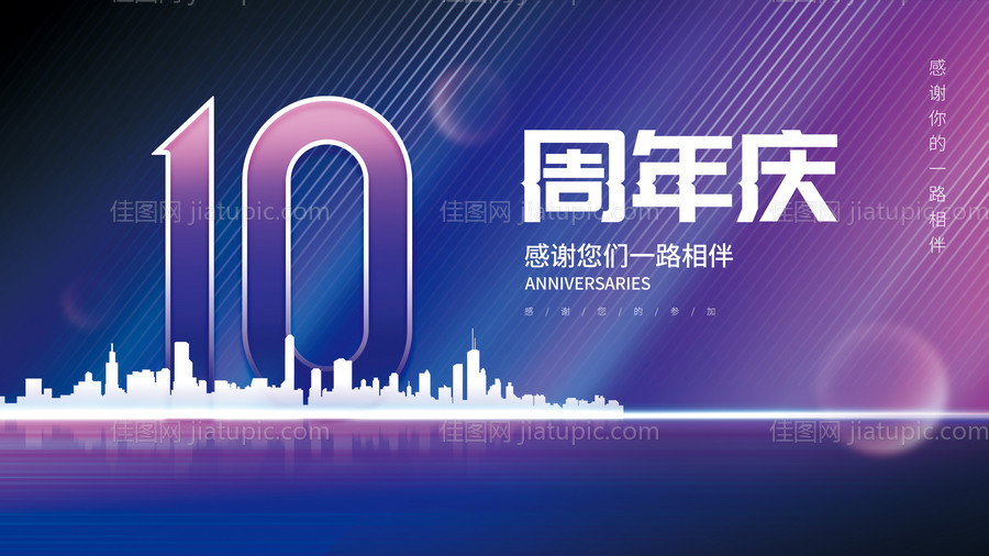 10周年庆展板-源文件