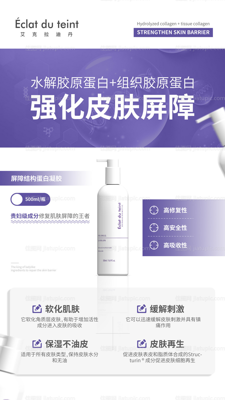 护肤品产品海报-源文件