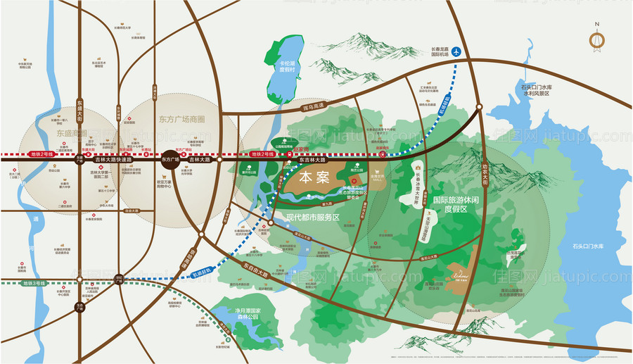 地产区位图-源文件