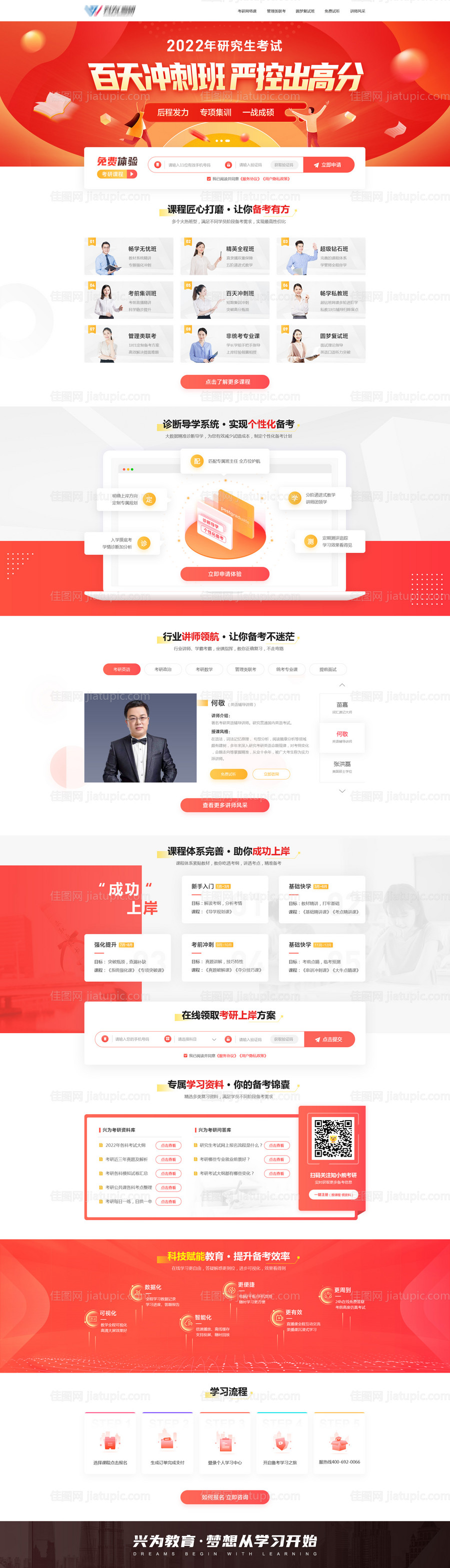 研究生考试官网设计-源文件