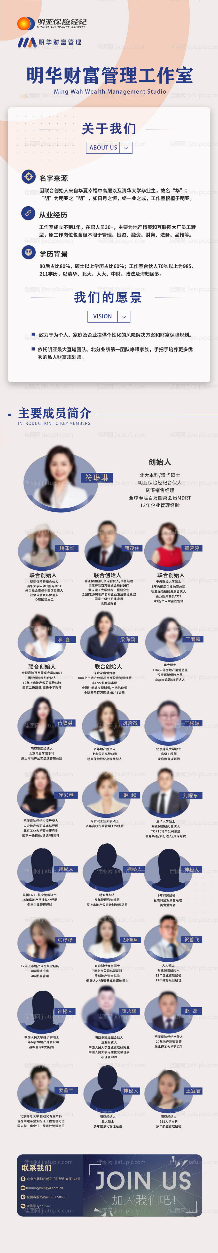 企业商务长图海报-源文件