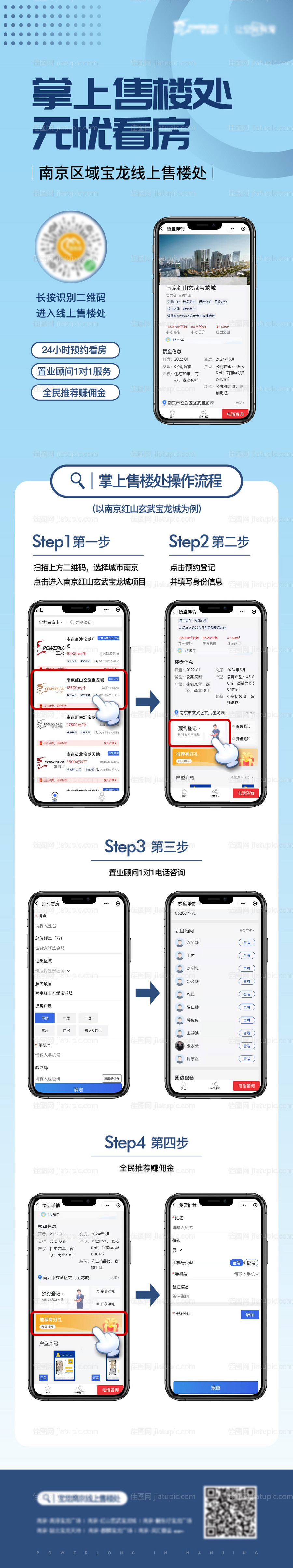 地产看房app操作指南长图-源文件