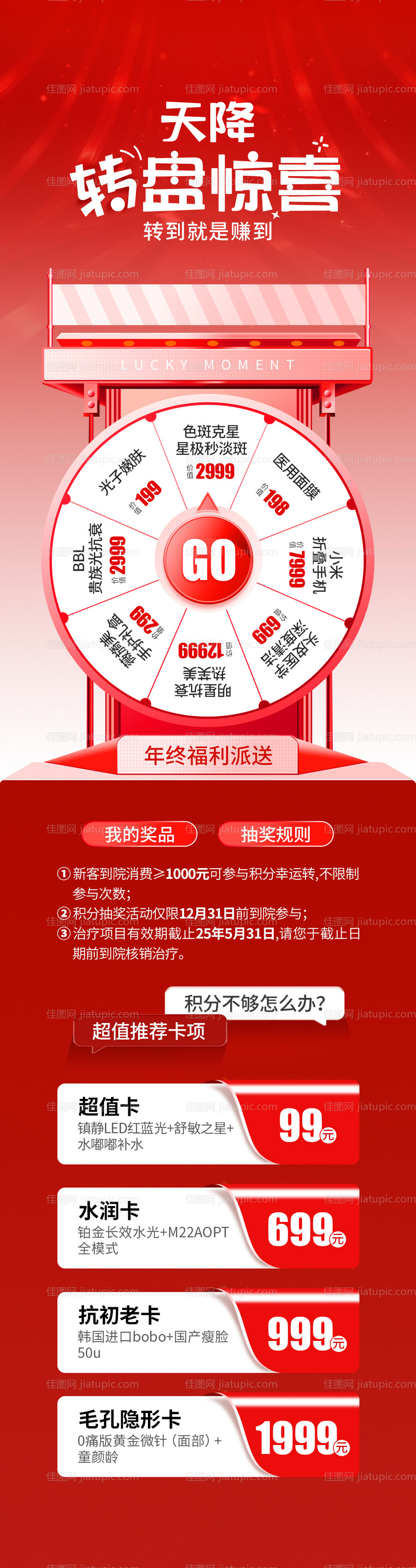 医美电商项目转盘海报-源文件