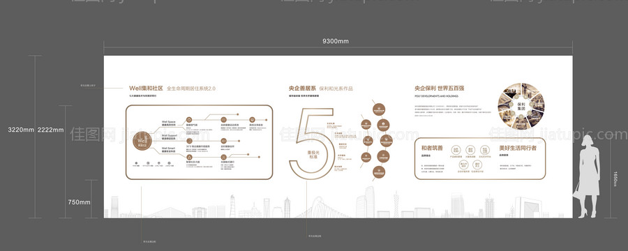 房地产品牌墙广告展板-源文件