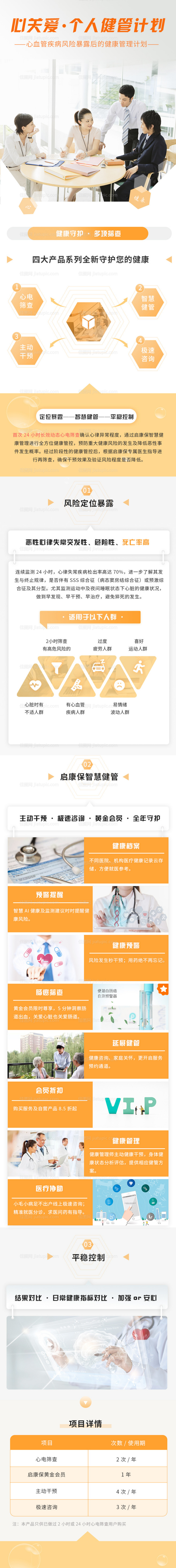 心关爱个人建管长图专题设计-源文件