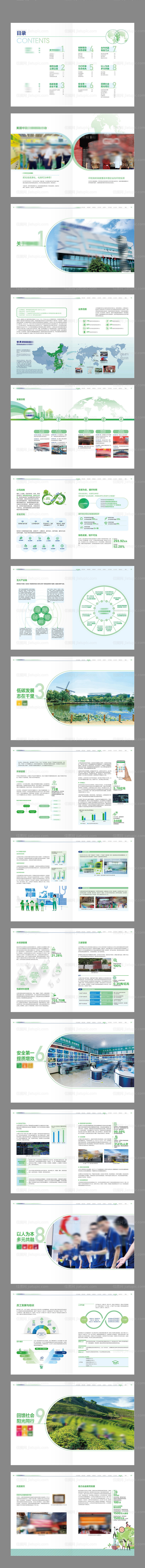 新能源环保科技宣传画册-源文件