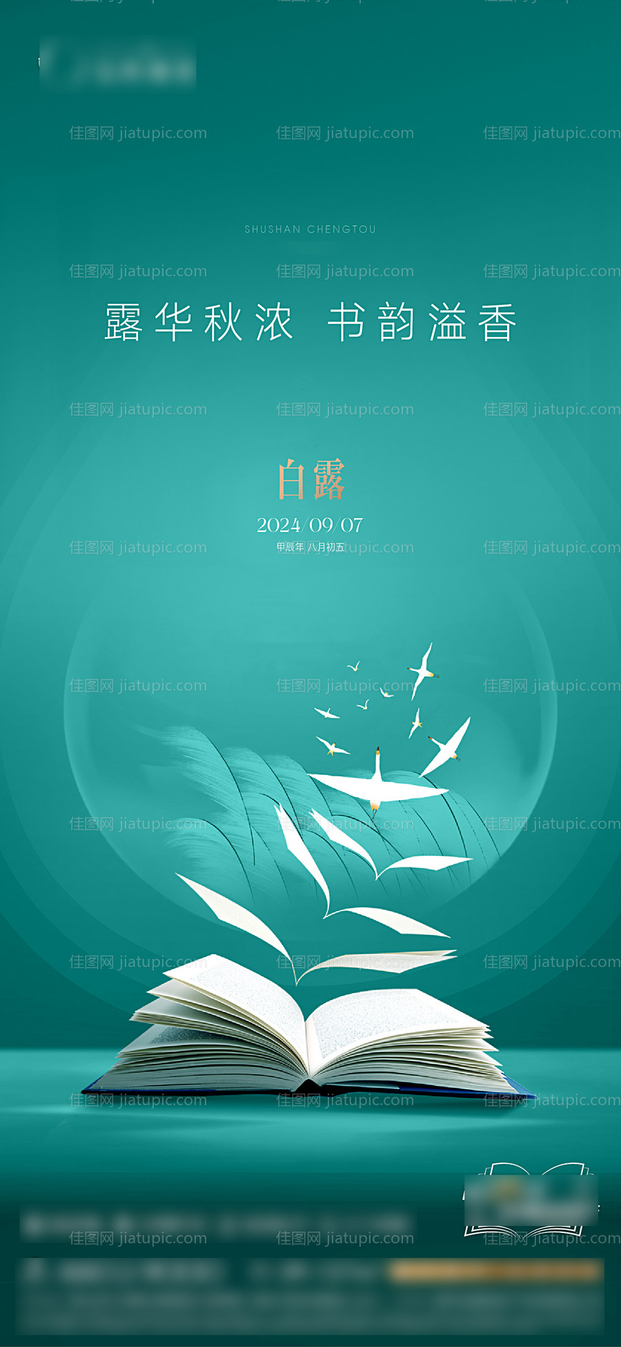 白露节气单图-源文件