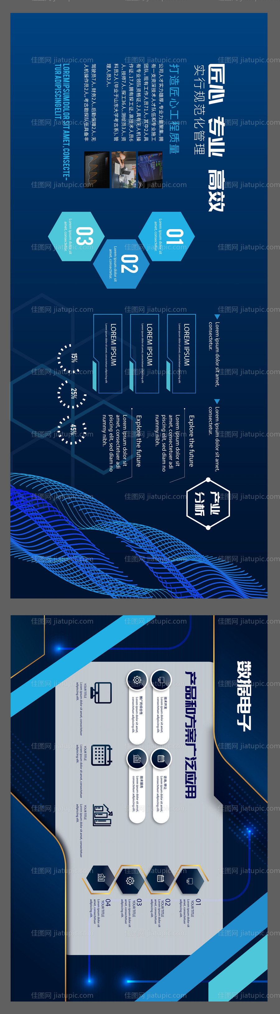企业科技文化墙 -源文件