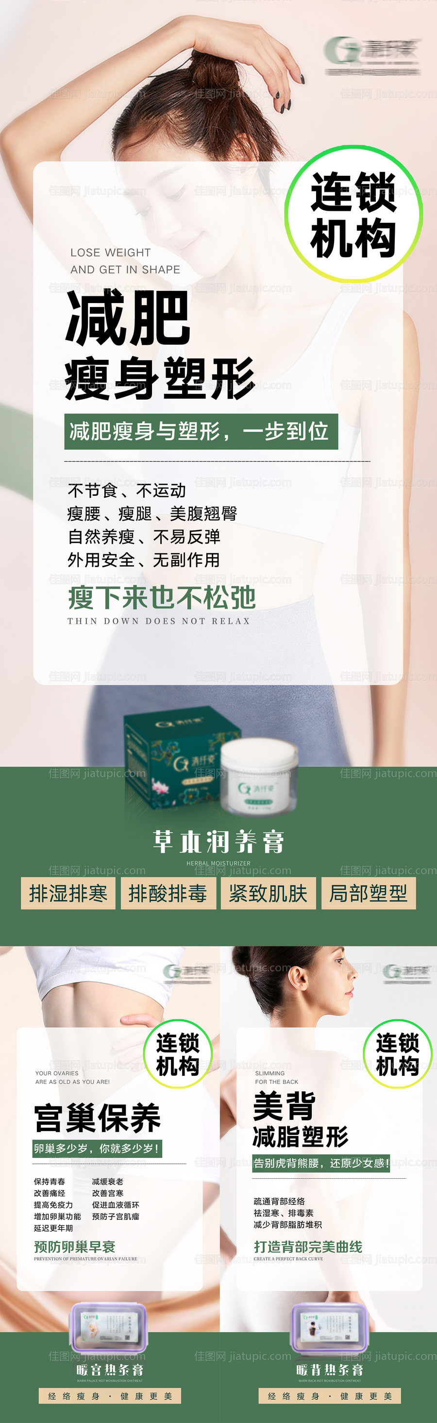 瘦身产品海报-源文件