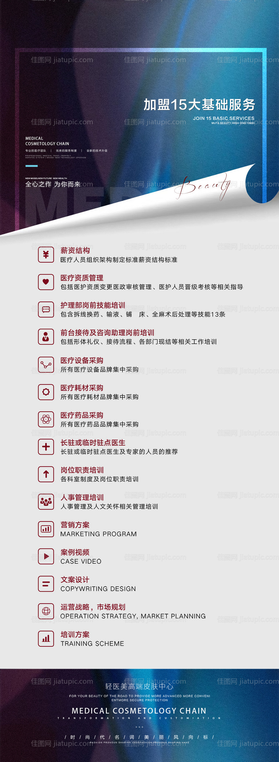 医美15大服务展架-源文件