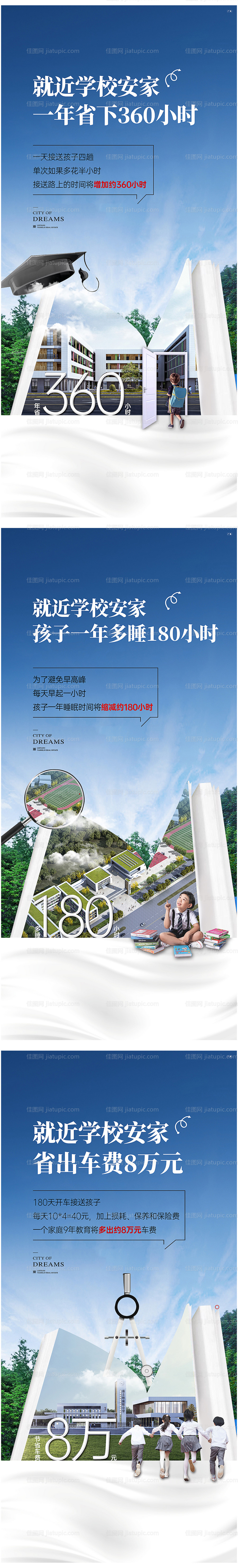 地产单图学校价值 -源文件