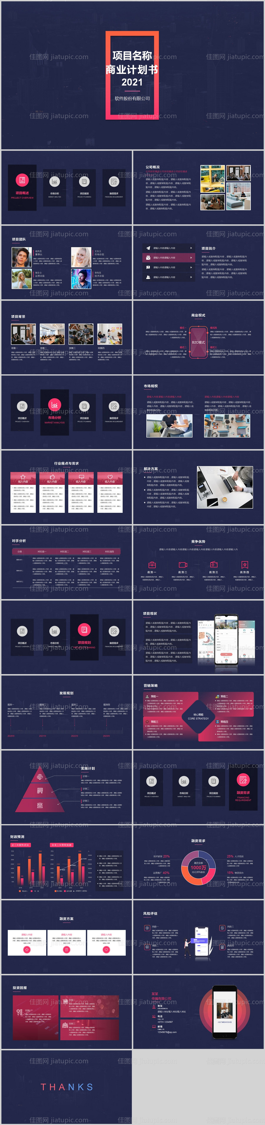 商业计划书PPT-源文件