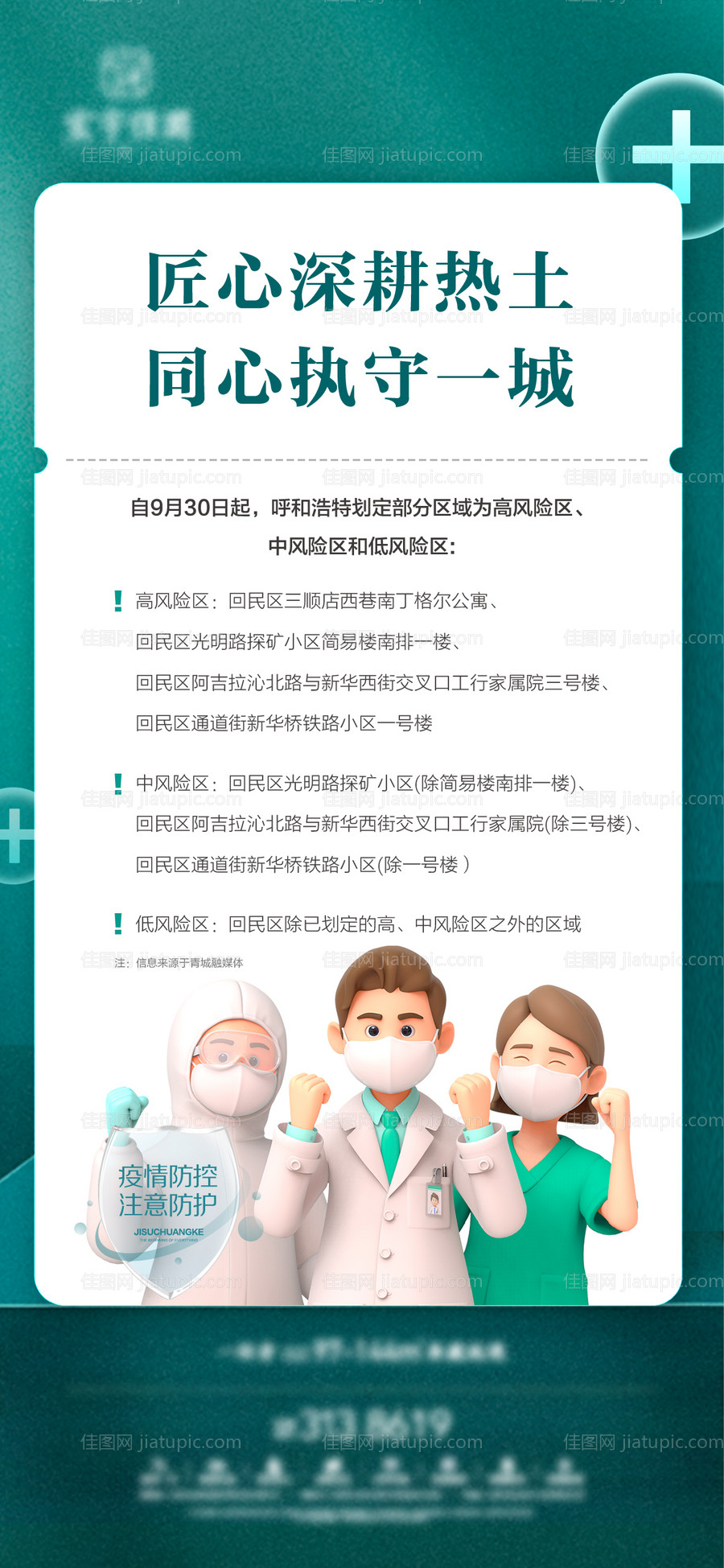 疫情防疫贴士海报-源文件