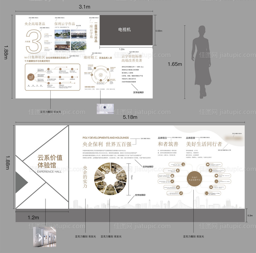 地产品牌墙广告展板-源文件