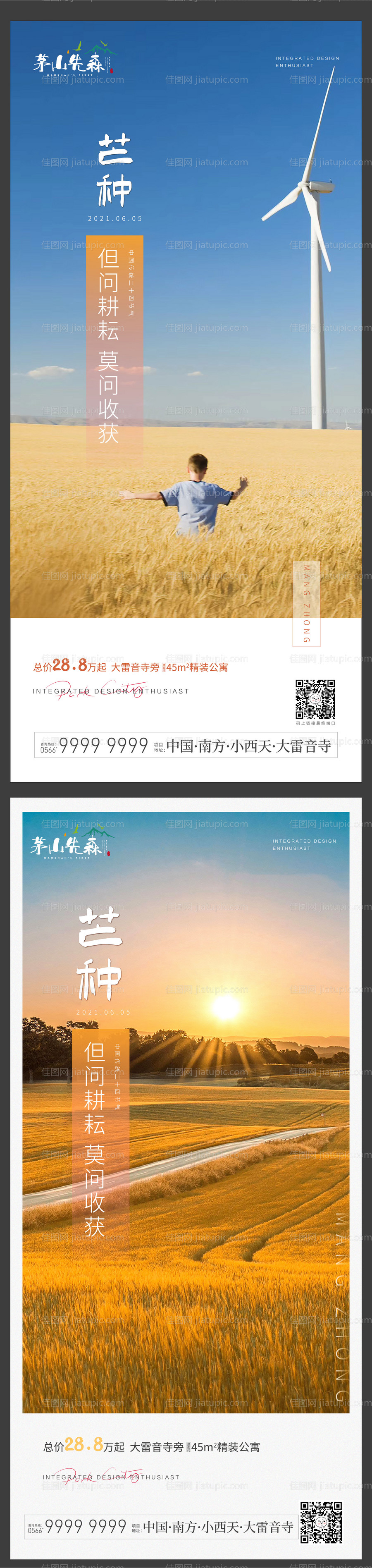 芒种海报-源文件