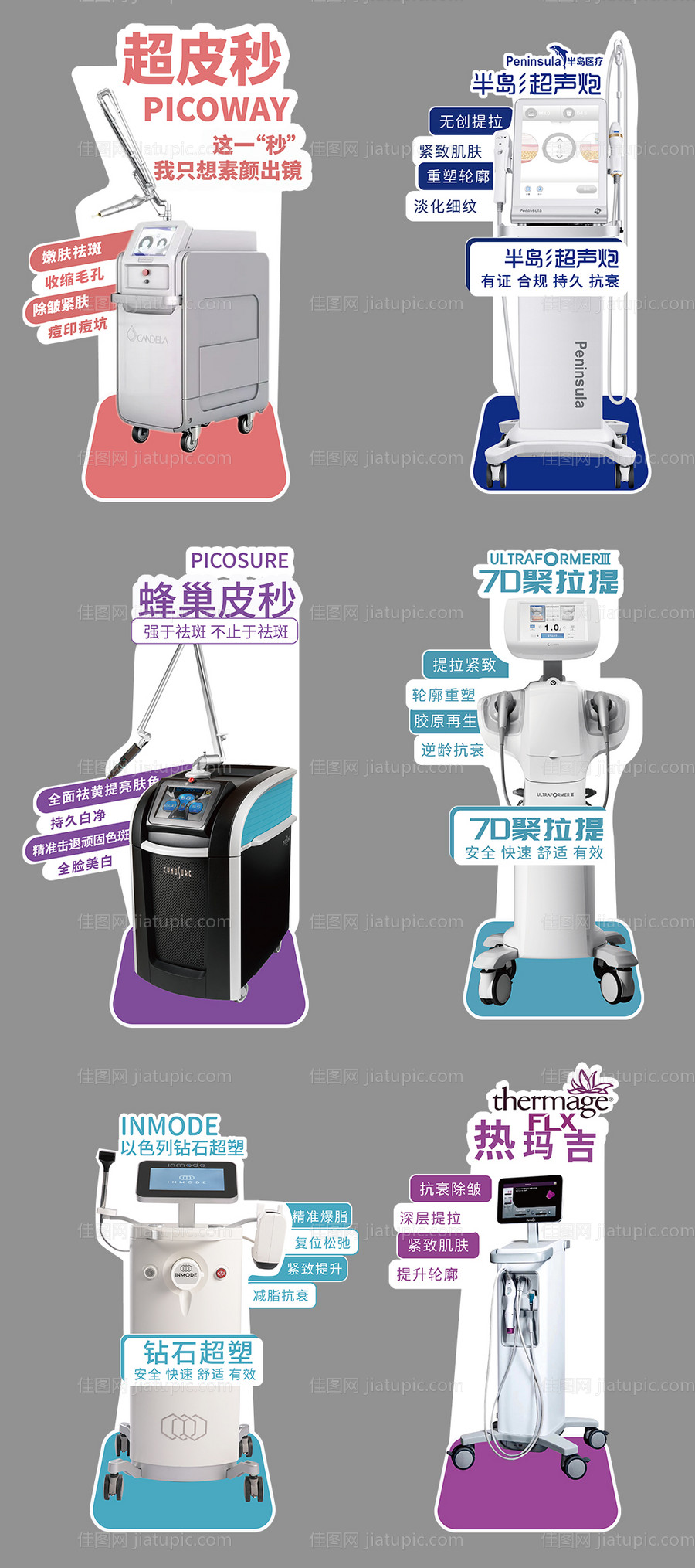 医美仪器活动立牌-源文件