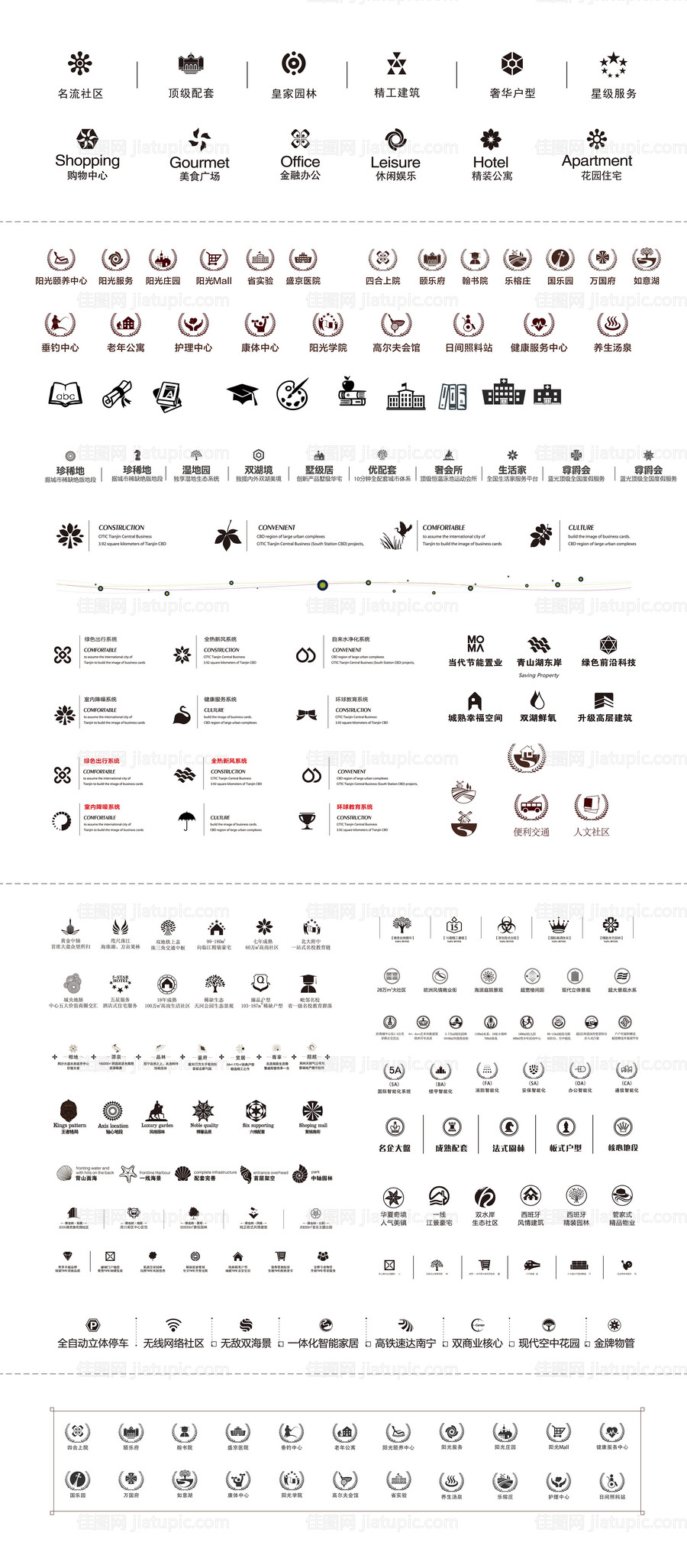 地产价值点卖点icon图标-源文件