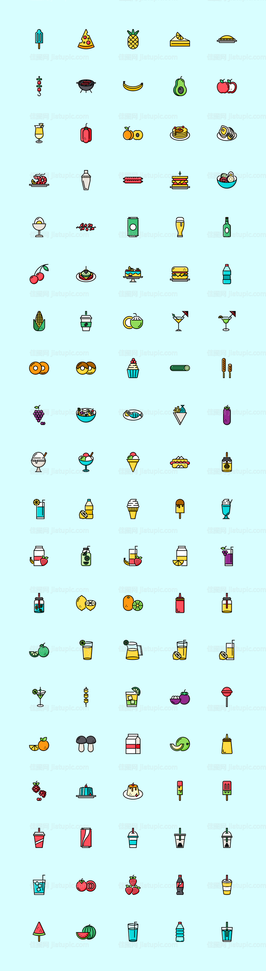 食物类矢量素材-源文件