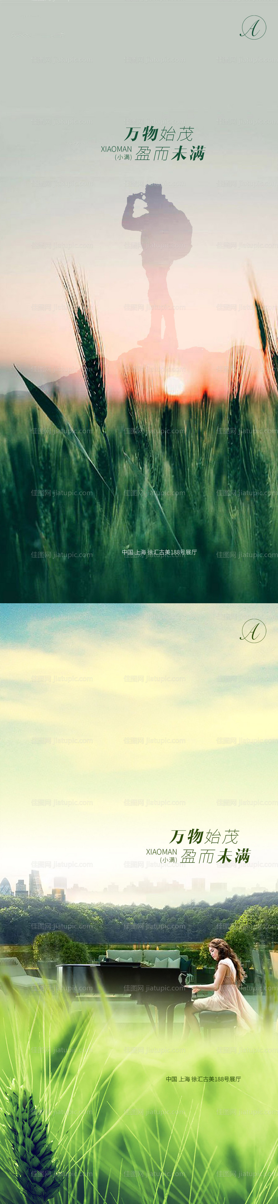 小满节气系列海报-源文件