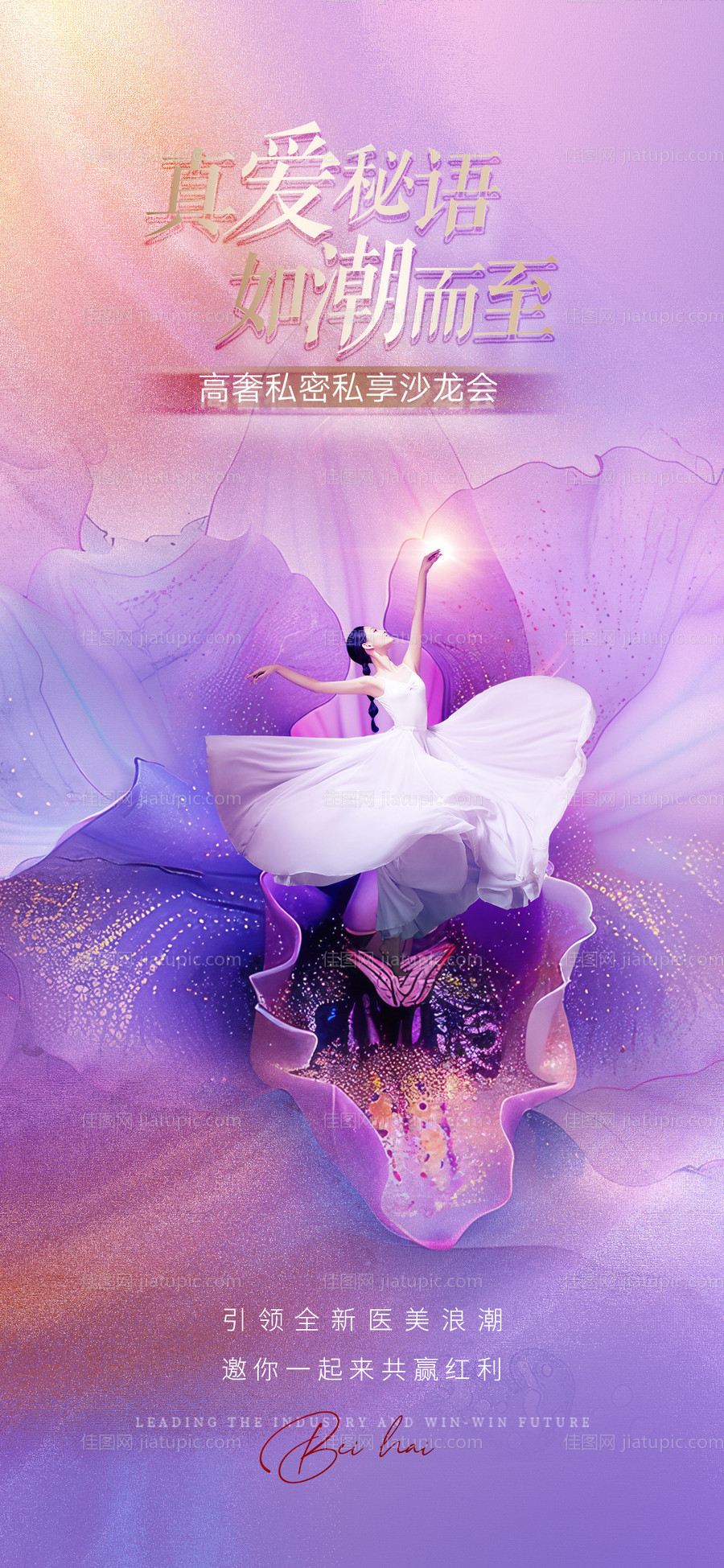 医美私密促销海报-源文件