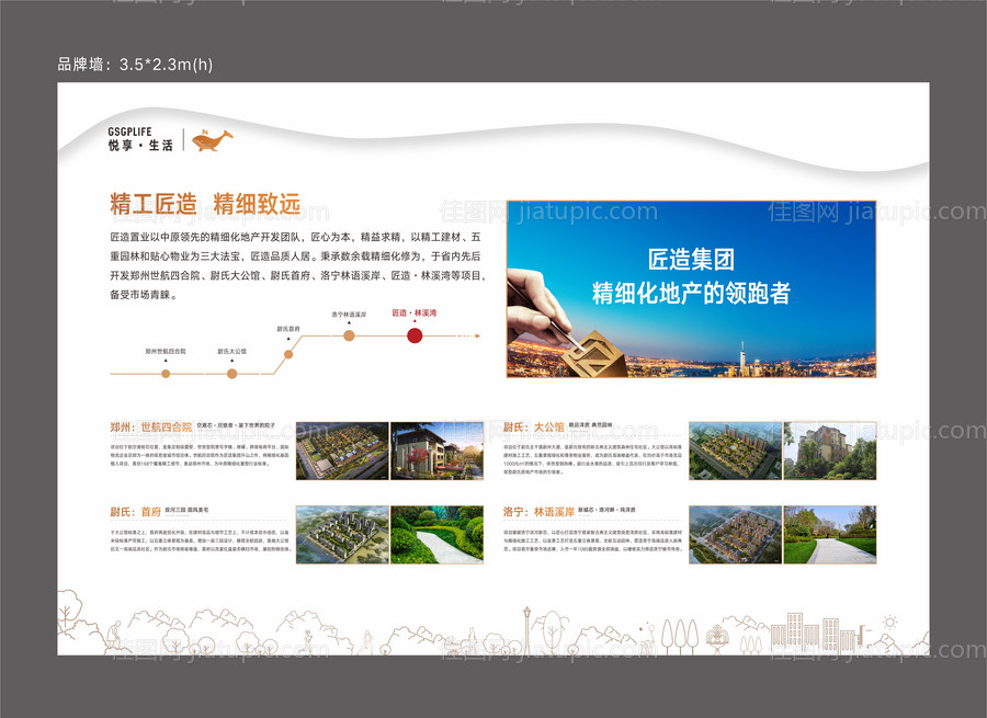 地产品牌价值点宣传海报-源文件