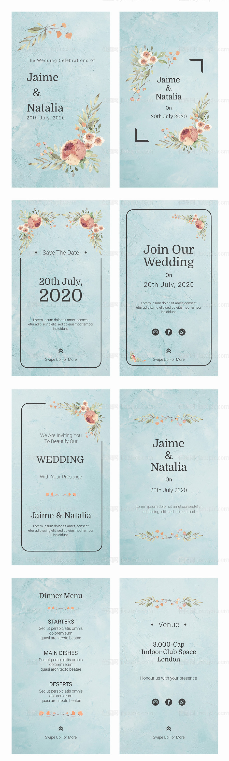 婚礼折页-源文件