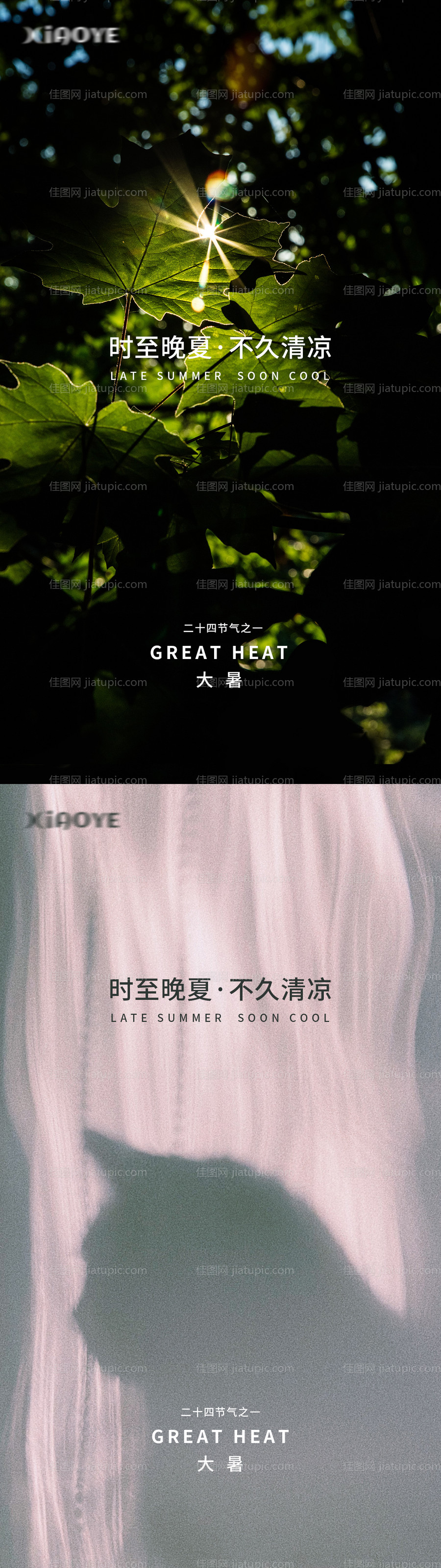 大暑节气海报-源文件