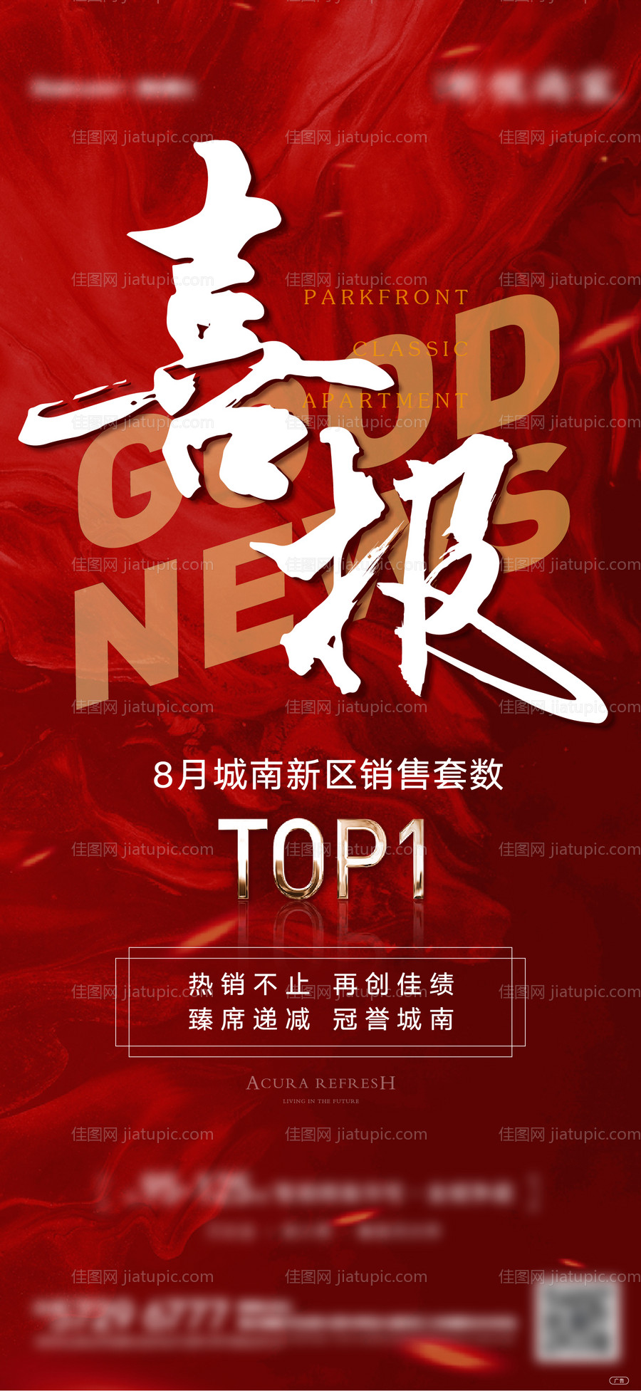房地产喜报海报-源文件