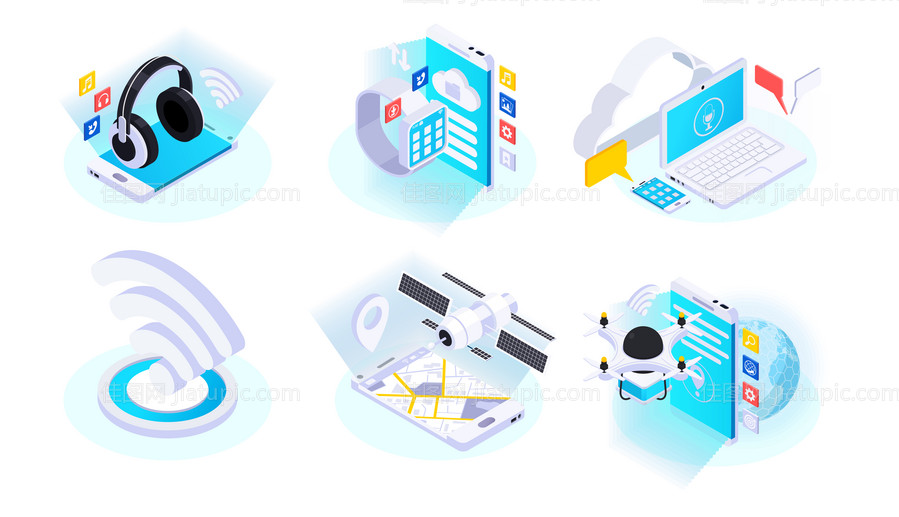 物联网智慧场景悬浮弹窗图标-源文件