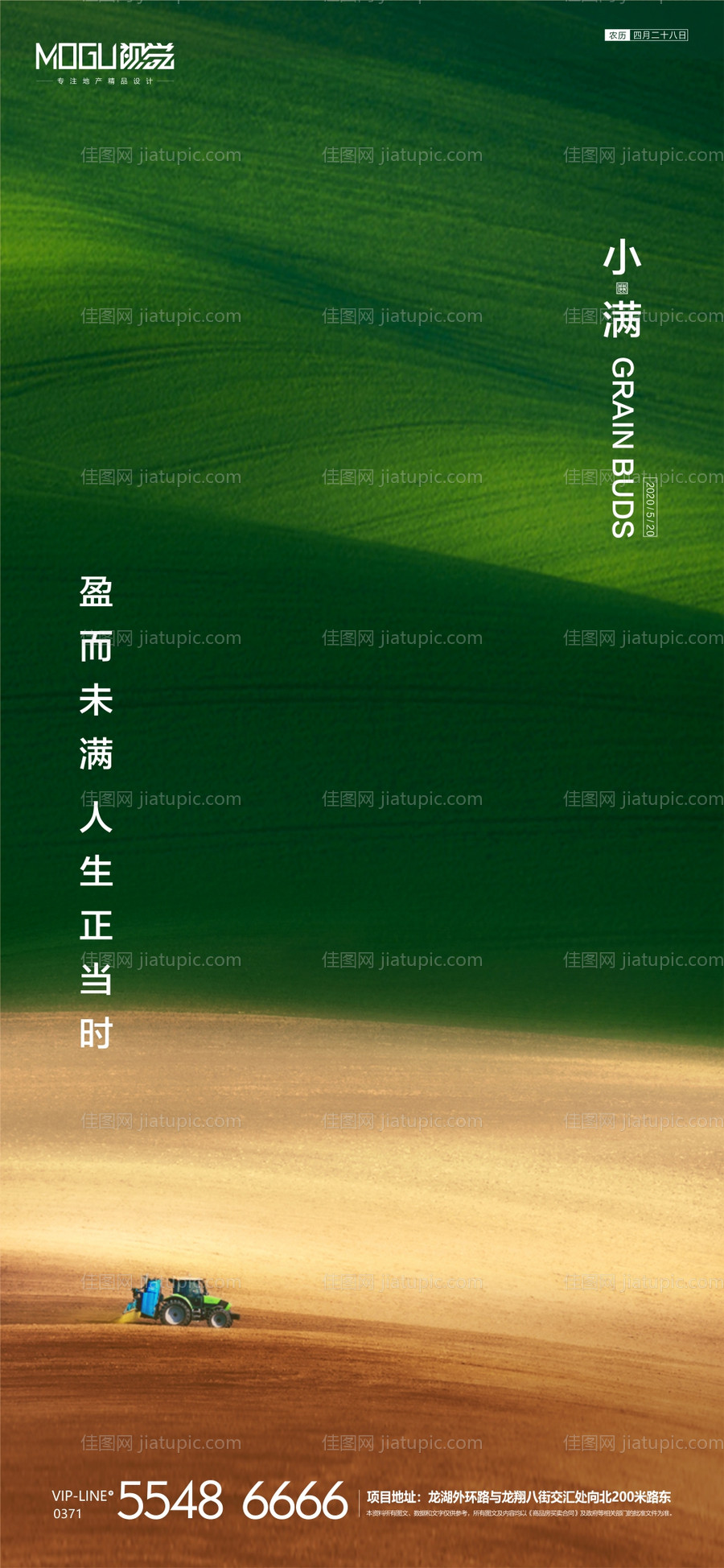 地产小满节气微信-源文件